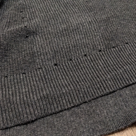 CAbi Gray High Low Hemline Sweater Top - Picture 5 of 12